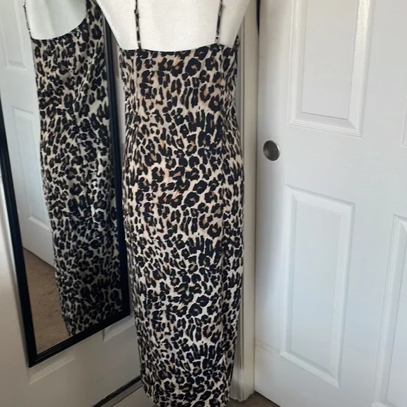 Nordstrom BP. Leopard print slip dress - Picture 6 of 9